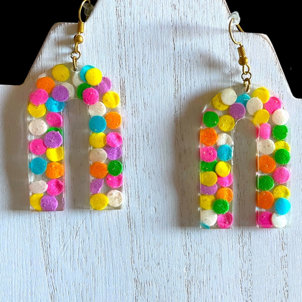 Confetti earrings
